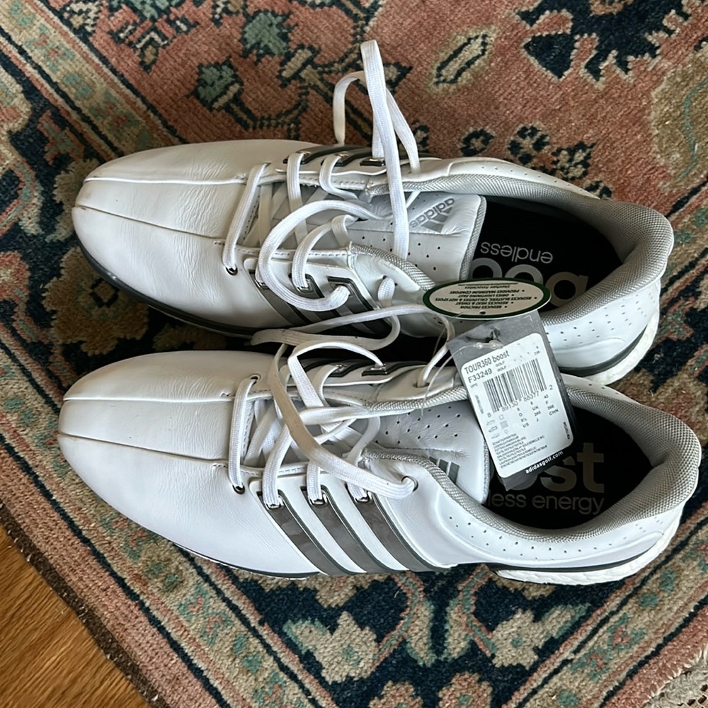 Adidas NIB new in box tour360 boost men’s golf shoes size 8 1/2 soft spikes